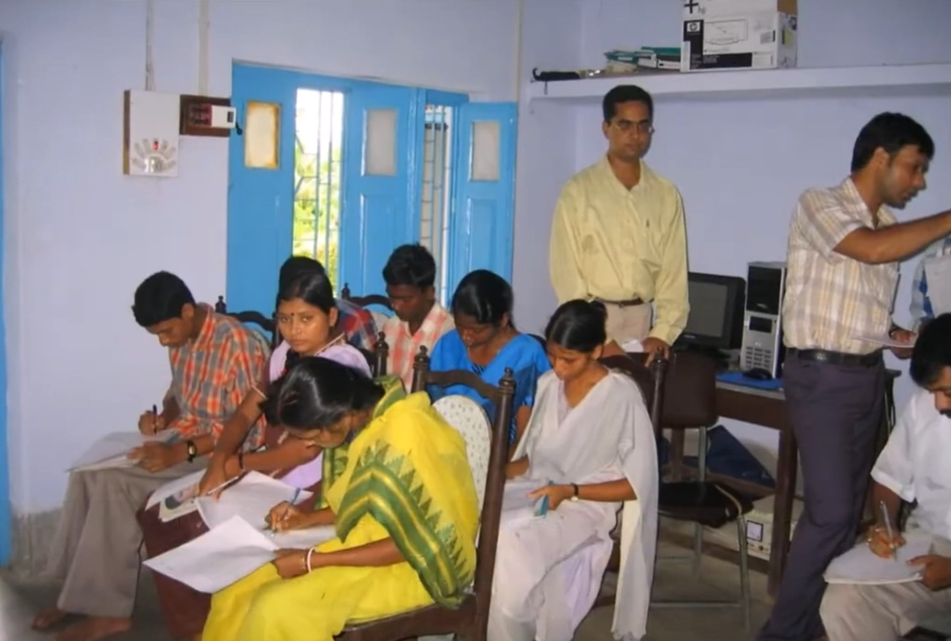 Tarining women for livelihood skills, 2007